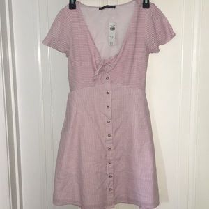 Striped Summer Button Dress